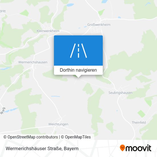 Wermerichshäuser Straße Karte