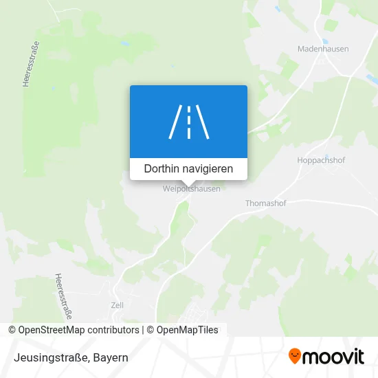 Jeusingstraße Karte