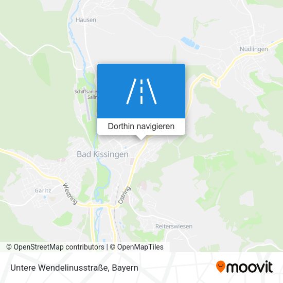 Untere Wendelinusstraße Karte