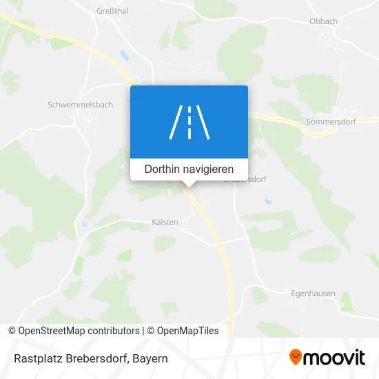 Rastplatz Brebersdorf Karte