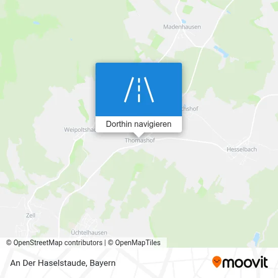An Der Haselstaude Karte