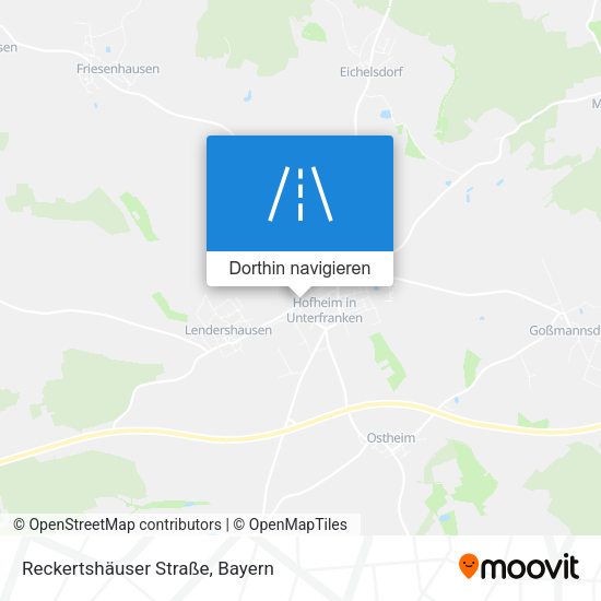 Reckertshäuser Straße Karte