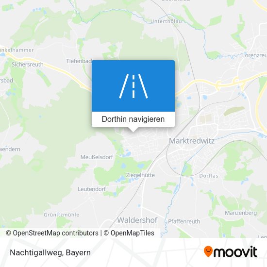 Nachtigallweg Karte