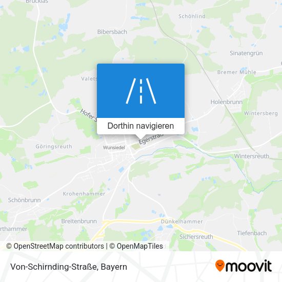 Von-Schirnding-Straße Karte