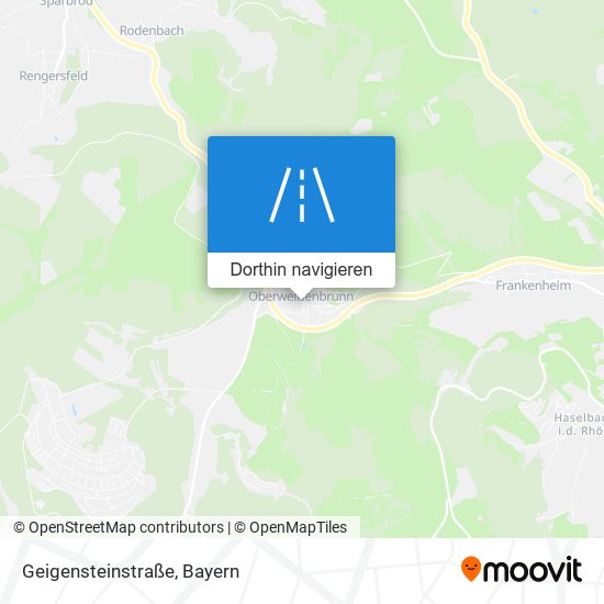 Geigensteinstraße Karte