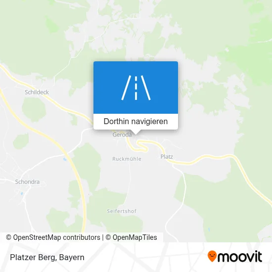 Platzer Berg Karte