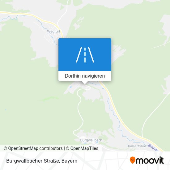 Burgwallbacher Straße Karte