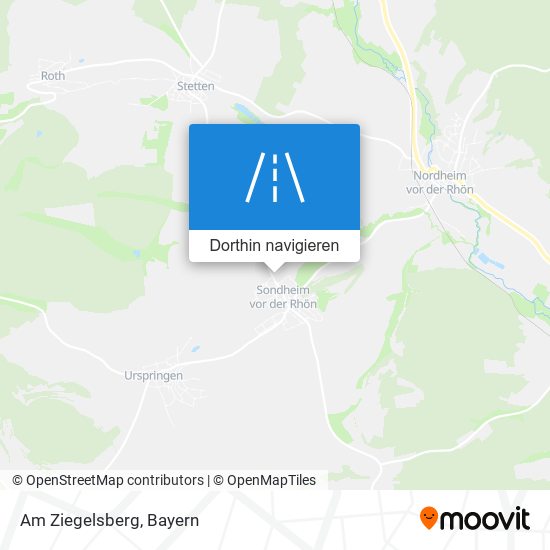 Am Ziegelsberg Karte