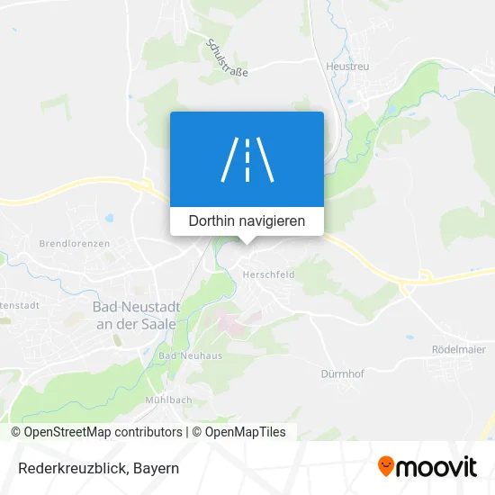 Rederkreuzblick Karte