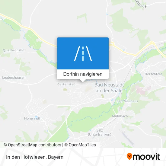 In den Hofwiesen Karte