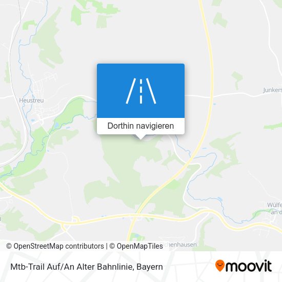 Mtb-Trail Auf / An Alter Bahnlinie Karte