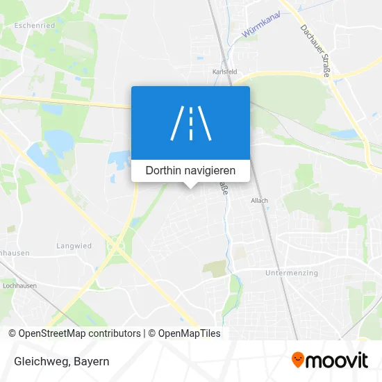 Gleichweg Karte