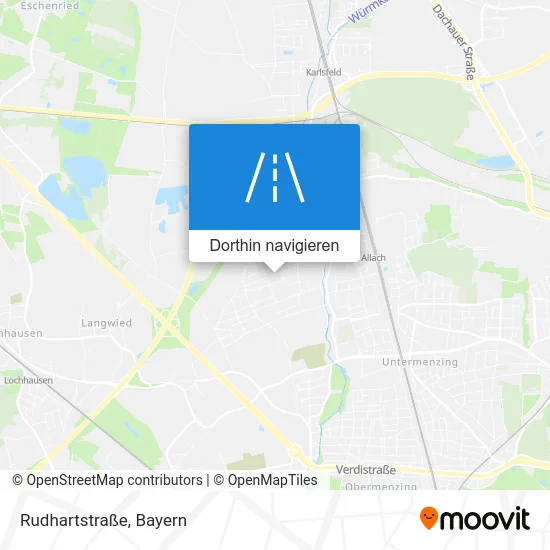 Rudhartstraße Karte