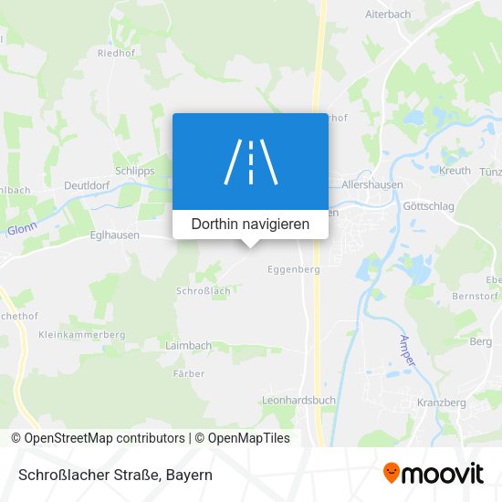 Schroßlacher Straße Karte