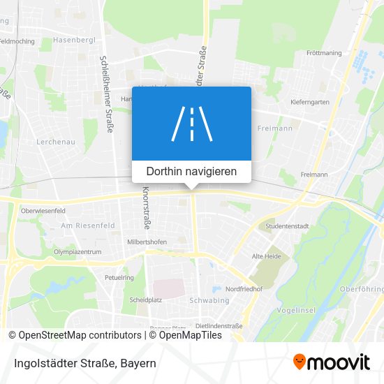 Ingolstädter Straße Karte