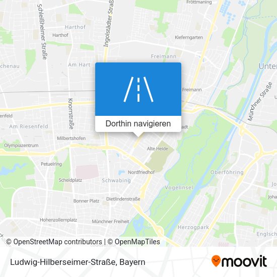 Ludwig-Hilberseimer-Straße Karte