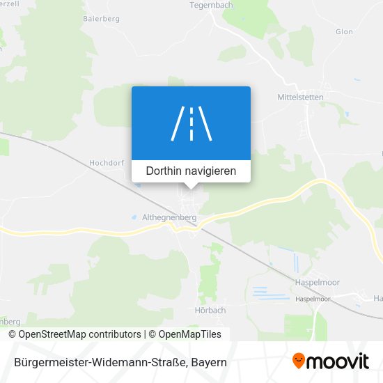 Bürgermeister-Widemann-Straße Karte