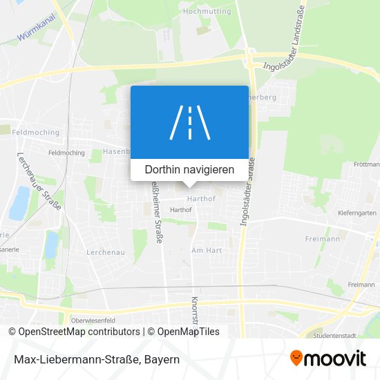 Max-Liebermann-Straße Karte