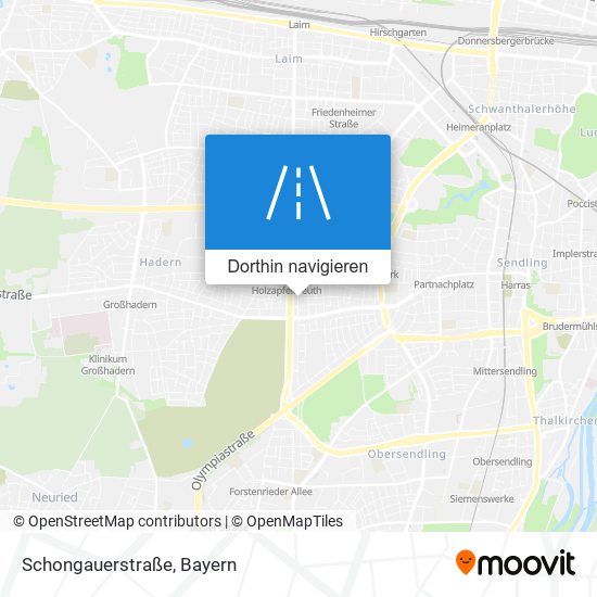 Schongauerstraße Karte