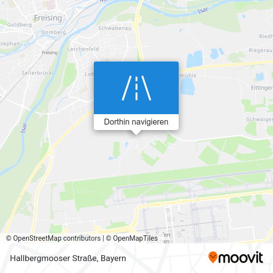 Hallbergmooser Straße Karte