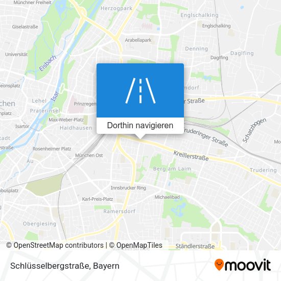 Schlüsselbergstraße Karte