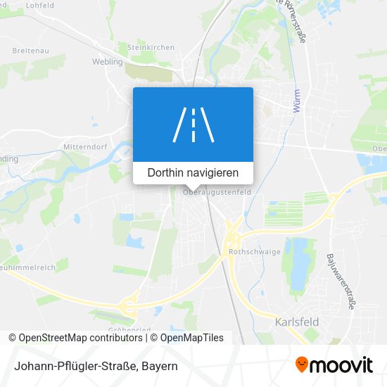 Johann-Pflügler-Straße Karte