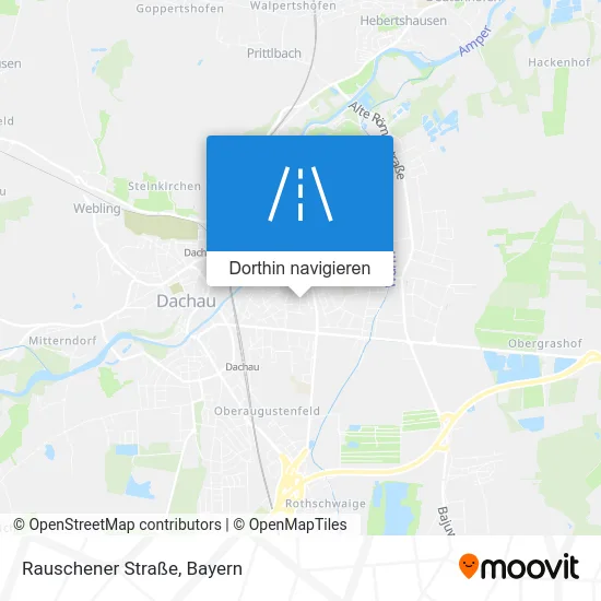 Rauschener Straße Karte