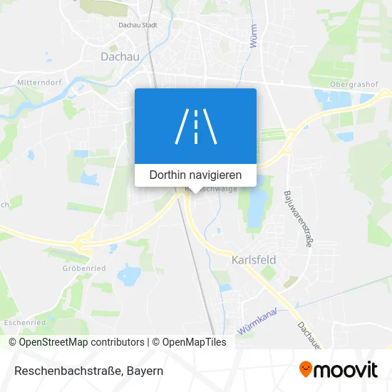 Reschenbachstraße Karte