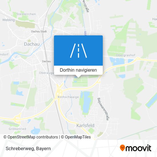 Schreberweg Karte