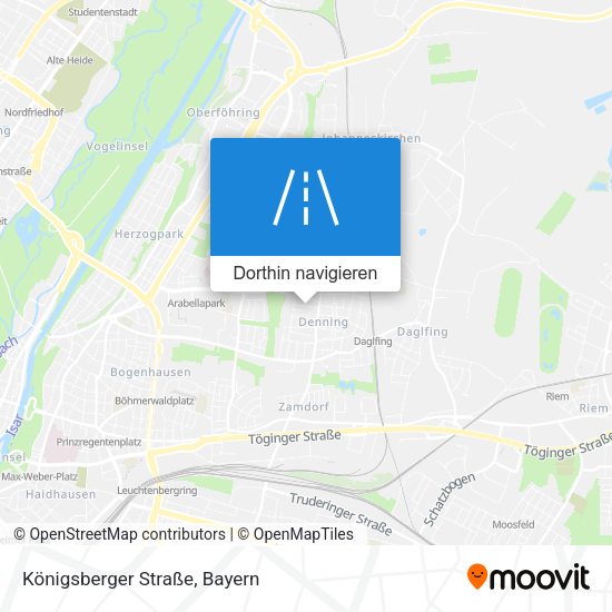 Königsberger Straße Karte