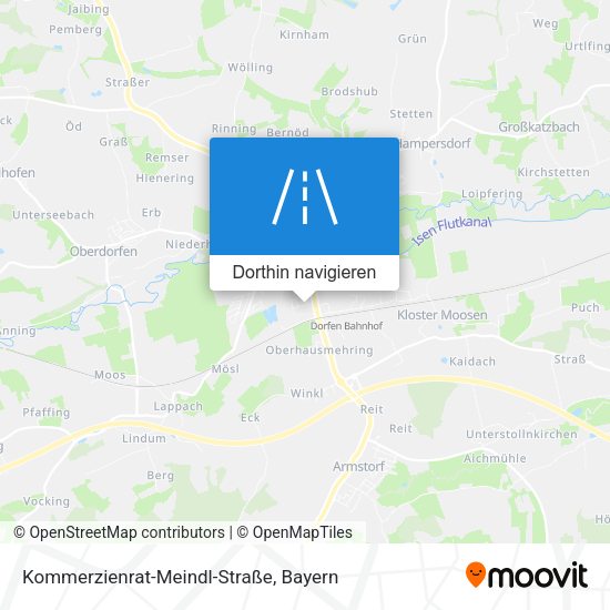 Kommerzienrat-Meindl-Straße Karte