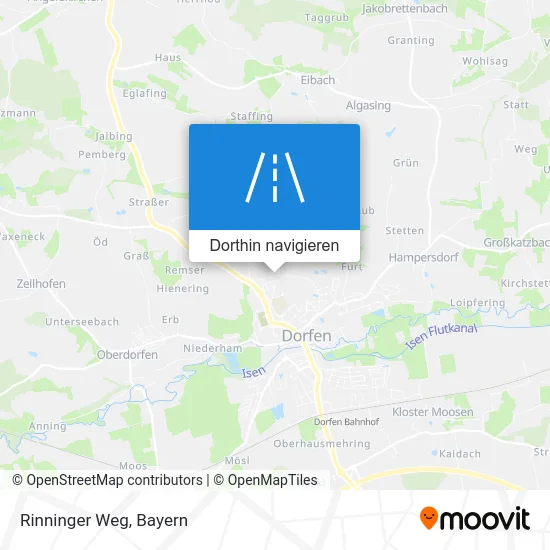 Rinninger Weg Karte