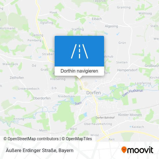 Äußere Erdinger Straße Karte