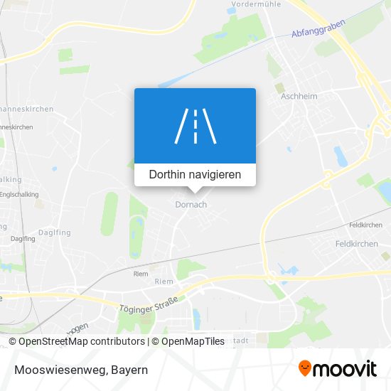 Mooswiesenweg Karte