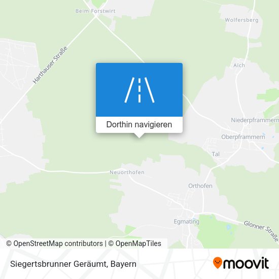 Siegertsbrunner Geräumt Karte