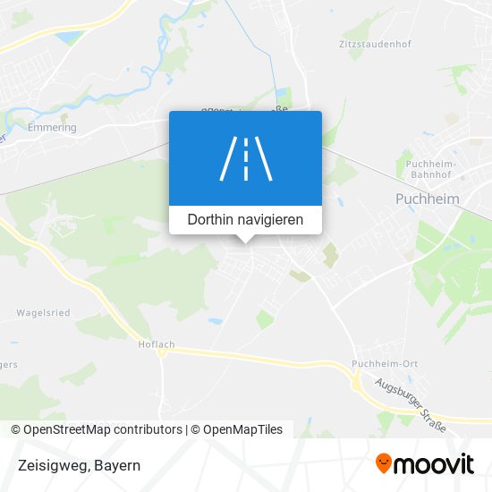 Zeisigweg Karte