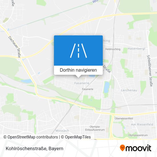 Kohlröschenstraße Karte