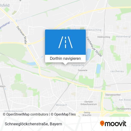 Schneeglöckchenstraße Karte