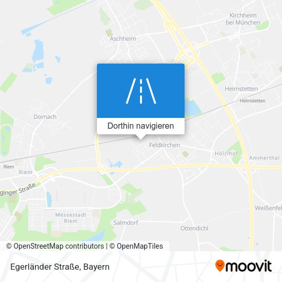 Egerländer Straße Karte