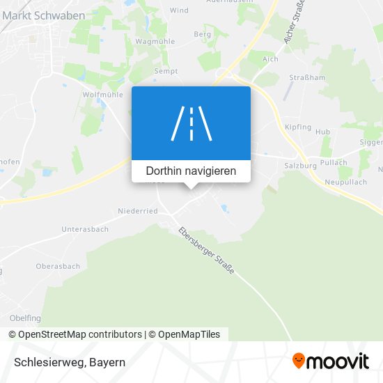 Schlesierweg Karte