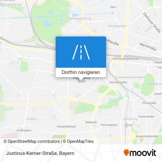 Justinus-Kerner-Straße Karte