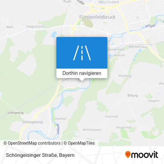Schöngeisinger Straße Karte