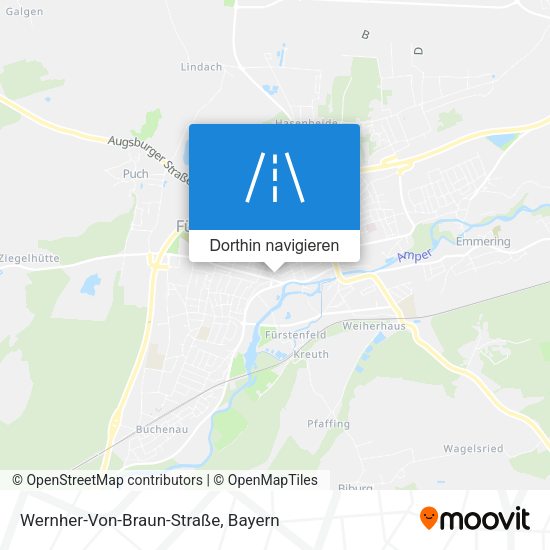 Wernher-Von-Braun-Straße Karte
