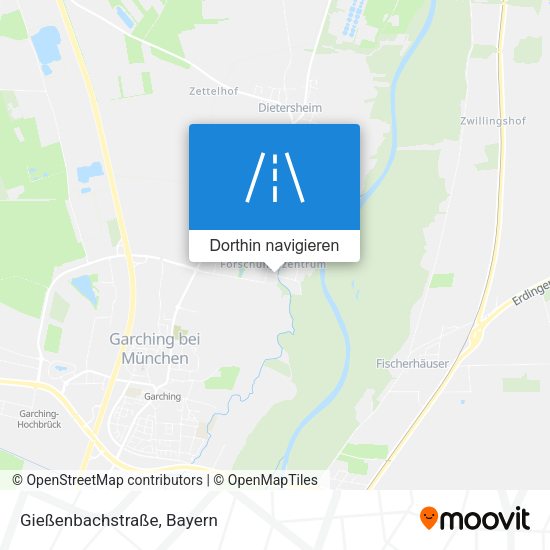 Gießenbachstraße Karte