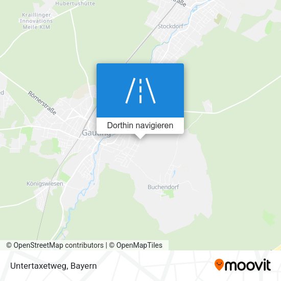 Untertaxetweg Karte