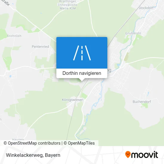 Winkelackerweg Karte