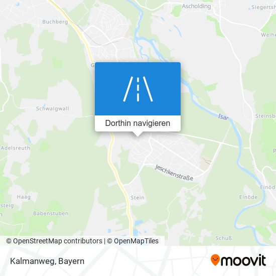 Kalmanweg Karte