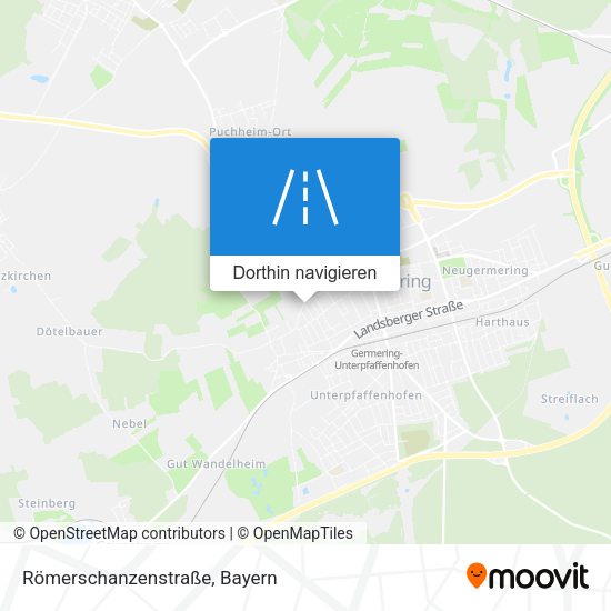 Römerschanzenstraße Karte