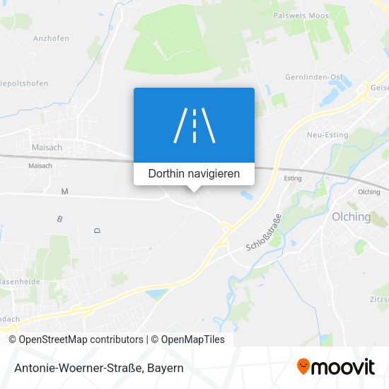 Antonie-Woerner-Straße Karte