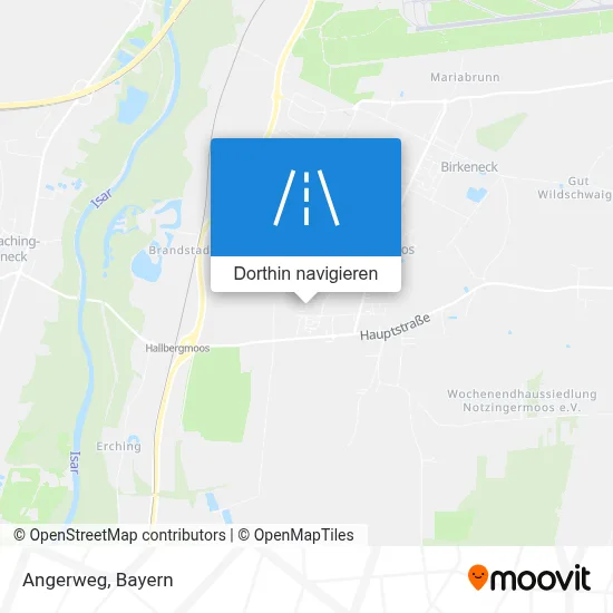 Angerweg Karte